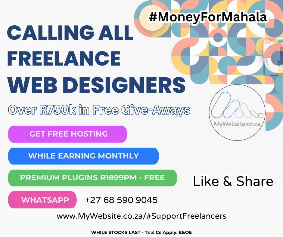 See this epic R750k drive to support South African Freelance Web Designers